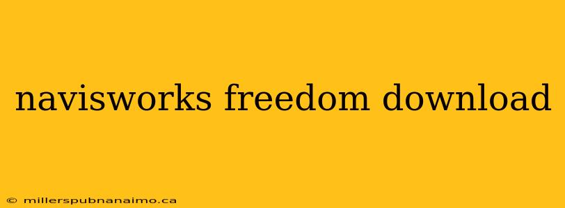 navisworks freedom download