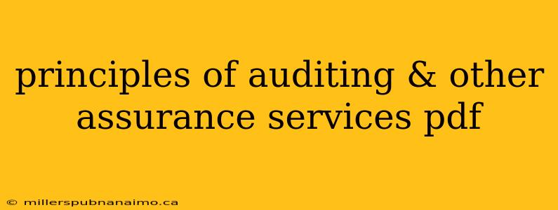 principles of auditing & other assurance services pdf